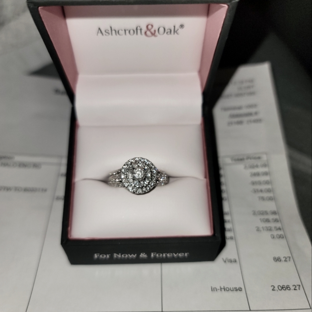 Wedding engagement ring